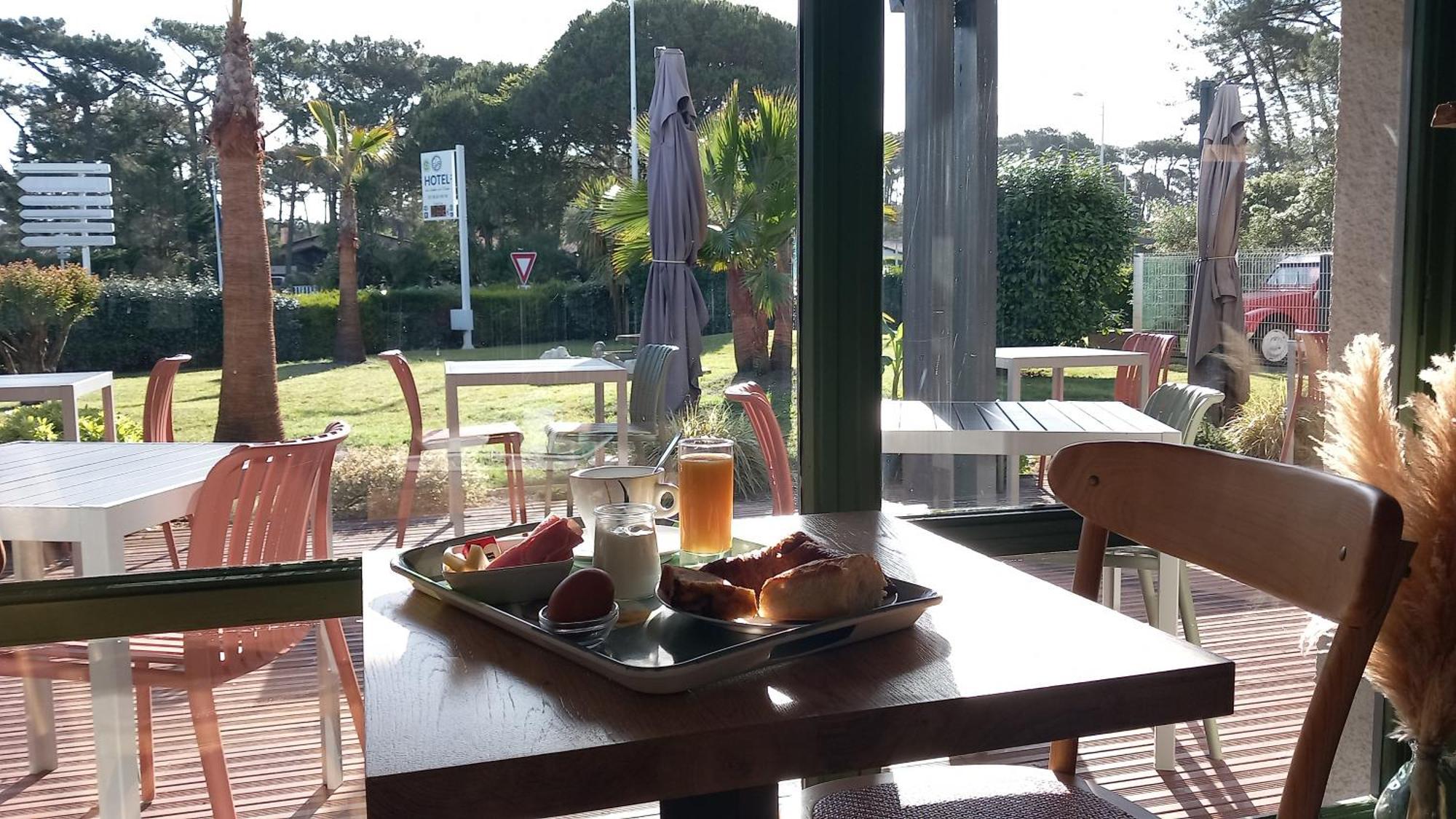Les Jardins De L'Ocean - Climatise Hotel บิสการ์รอส-ปลาจ ภายนอก รูปภาพ