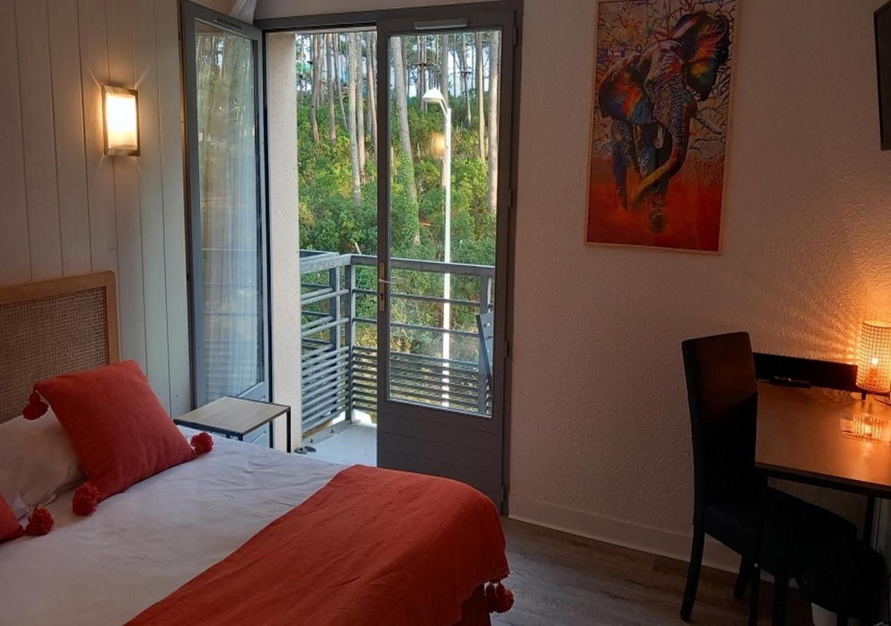 Les Jardins De L'Ocean - Climatise Hotel บิสการ์รอส-ปลาจ ภายนอก รูปภาพ
